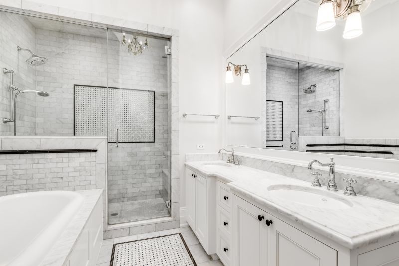 Open-Concept Bathroom with Walk-In Shower